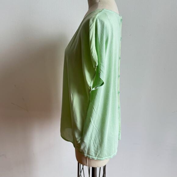 SPLENDID Sleeveless Mint Mermaidcore Top - Picture 6 of 8